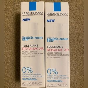 Two 1.35 oz La Roche Posay toleriane Rosalic AR moisturizers